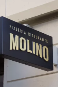 Litex AG: Molino Pizzeria Ristorante Stauffacher Zuerich Leuchttransparent